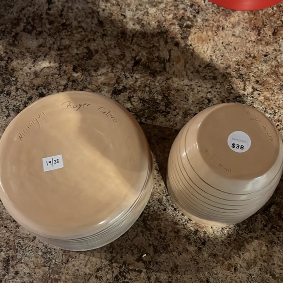 Roger Calero pottery set - Picture 3 of 3